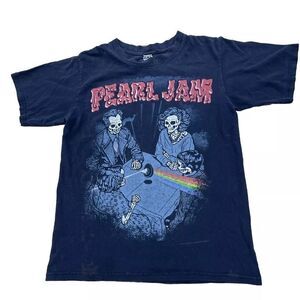 Vintage ANVIL PEARL JAM Rock T Shirt Men's S Rock Music 90s Band Tee Skeleton S